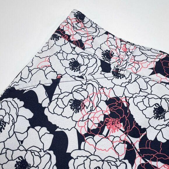 Sport Haley Skort Skirt Size 8 Blue Pink Floral Mini Golf Tennis Athleisure - Picture 4 of 8